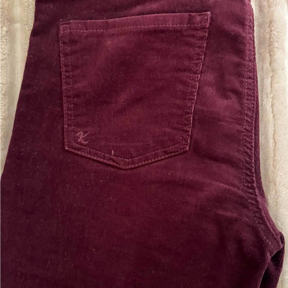 Kut from the Kloth Baby Bootcut Burgundy Corduroy Jeans - Picture 8 of 8